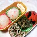 定春３２号's cooksnap of when they made 鮭フレークとチーズのおにぎり.