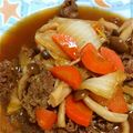 raigetu's cooksnap of when they made おばんざい✿牛肉と白菜のくたくた煮✿.