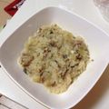 プルケー's cooksnap of when they made 土鍋で☆きのこの石焼き風リゾット.