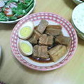 優しい花's cooksnap of when they made 炊飯器　de　豚の角煮.