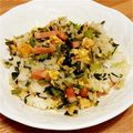 ◯゜まきんこ゜◯'s cooksnap of when they made 美味しいよ♫みぶな(大根葉)の混ぜご飯✿.