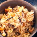 Fikamamma's cooksnap of when they made 鮭とひじきレンコンの炊き込みご飯.