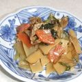 きらり流れ星's cooksnap of when they made 豚肉とタケノコの味噌炒め.