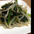 ちょさ's cooksnap of when they made ほうれん草＆もやしの炒め物.