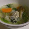 彩坊まま's cooksnap of when they made 牡蠣と白菜の豆乳スープ.