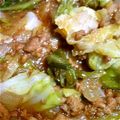 チャリpan's cooksnap of when they made シチュールーで挽肉とキャベツの重ね焼き☆.