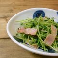 13pearls's cooksnap of when they made 簡単♪3ステップ♪豆苗とベーコン炒め.