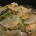 さとろー's cooksnap of when they made カブと油揚げの煮物.