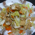 月見男子's cooksnap of when they made 厚揚げ野菜炒め.
