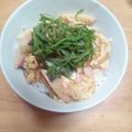 Iris☆☆'s cooksnap of when they made 海苔の変わり大葉で玉子丼（クローン病用）.