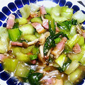 koroo16's cooksnap of when they made ちんげん菜ときのこオイスター炒め♡.