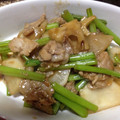 lovelycir's cooksnap of when they made かぶらと豚肉炒め.