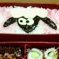 ゆきおりおん's cooksnap of when they made キャラ弁 ひつじのショーン☆簡単.