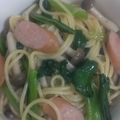 tamago大好き's cooksnap of when they made たっぷり小松菜の簡単和風スパゲティ♪.