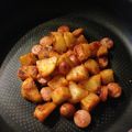ミニちゃぁん's cooksnap of when they made つけあわせに！ガーリックケチャップポテト.