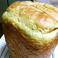 ふたば4649's cooksnap of when they made HBで抹茶みるくパン♪.