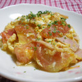 にゃぁくん's cooksnap of when they made とろんとろん☆なトマトと卵とじ丼♪.