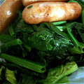 umespa's cooksnap of when they made 塩が先~！のほうれん草炒め.