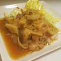 まな竜's cooksnap of when they made 蓮根と豚バラの黒酢炒め煮.