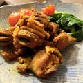 トクライ's cooksnap of when they made カレー風味の砂肝とレバー煮.