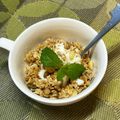 にきけん's cooksnap of when they made フルーツグラノーラを牛乳プリンで食べる♡.