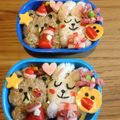 やまエミ's cooksnap of when they made キャラ弁☆ＬＩＮＥ　ブラウン&コニー.