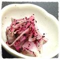 のんらな。's cooksnap of when they made 大根のゆかり和え.