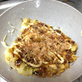ゆいちょりん's cooksnap of when they made 簡単♪卵とキャベツで作るお好み焼き風.