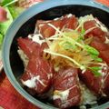 sayahk's cooksnap of when they made マグロのづけのカルパッチョ.