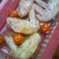 桃子san's cooksnap of when they made 簡単♡手羽先とトマトのオーブン焼き.