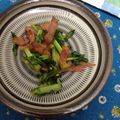 まちゃぉ's cooksnap of when they made 大根菜のベーコン炒め.