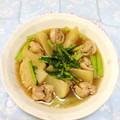 assamT♪'s cooksnap of when they made 鶏とカブの煮物.