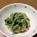 しもっこ's cooksnap of when they made ❤水菜とえのきをポン酢で♪さっと１品❤.