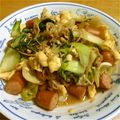 みんちニコニコ's cooksnap of when they made 塩昆布がポイント★小松菜の卵炒め.