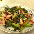 ぷぎぷぎブタ's cooksnap of when they made 小松菜と豚肉の塩昆布炒め.