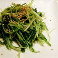 ルンルン1126's cooksnap of when they made ぱぱっと簡単！水菜のしゃきっと炒め.