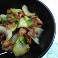 いしまいﾁｬﾝ's cooksnap of when they made 豚バラ肉と青梗菜の中華炒め.