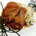 どらど～ら's cooksnap of when they made 圧力鍋で簡単!!ウマウマ手羽元のコーラ煮.