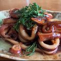 moribetchi's cooksnap of when they made イカの甘辛炒め煮♡屋台風？！お弁当にも♡.