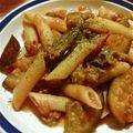 じゅーに's cooksnap of when they made ナスとひき肉入り〜★トマトパスタ〜★.