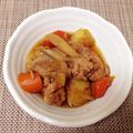 なかま・ゆみ's cooksnap of when they made 圧力鍋で豚肉とサツマイモの旨煮♪.