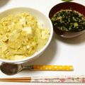 りぼんがーる's cooksnap of when they made 豆腐の卵とじ丼.