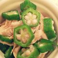 のんsummer's cooksnap of when they made 簡単！低カロリー！ささみとオクラのサラダ.