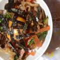 にわっぺ's cooksnap of when they made ゆーまい菜（油麦菜）を使ったビビンバ！！.