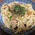 nexeko's cooksnap of when they made お吸い物の素できのこのバター醤油うどん☆.