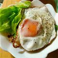 のの。's cooksnap of when they made ✿ひき肉のレタスチャーハン　カフェ飯風✿.