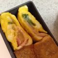 もうらん's cooksnap of when they made いんげんとベーコンのチーズ卵焼き★.