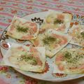赤い電話's cooksnap of when they made なんちゃって明太子ピザｯ♪.