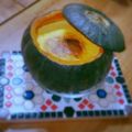 かなぼっち's cooksnap of when they made ☆まるごと♪かぼちゃプリン☆.