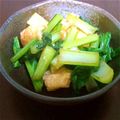 yunag0n's cooksnap of when they made 残った柚子胡椒醤油で☆小松菜と油揚げ炒め.